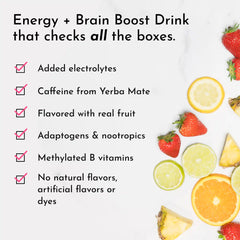 Brain + Energy Boost Electrolytes Stick - Lemon Lime