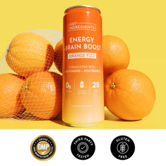 Orange Fizz Energy + Brain Boost (12-Pack)