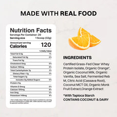 Orange Creamsicle Clear Protein Powder