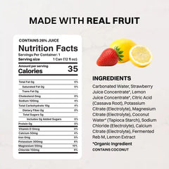 Strawberry Lemonade Sparkling Electrolytes