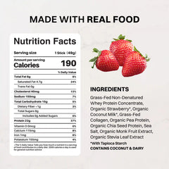 Strawberries & Cream Protein Powder - Individual Stick