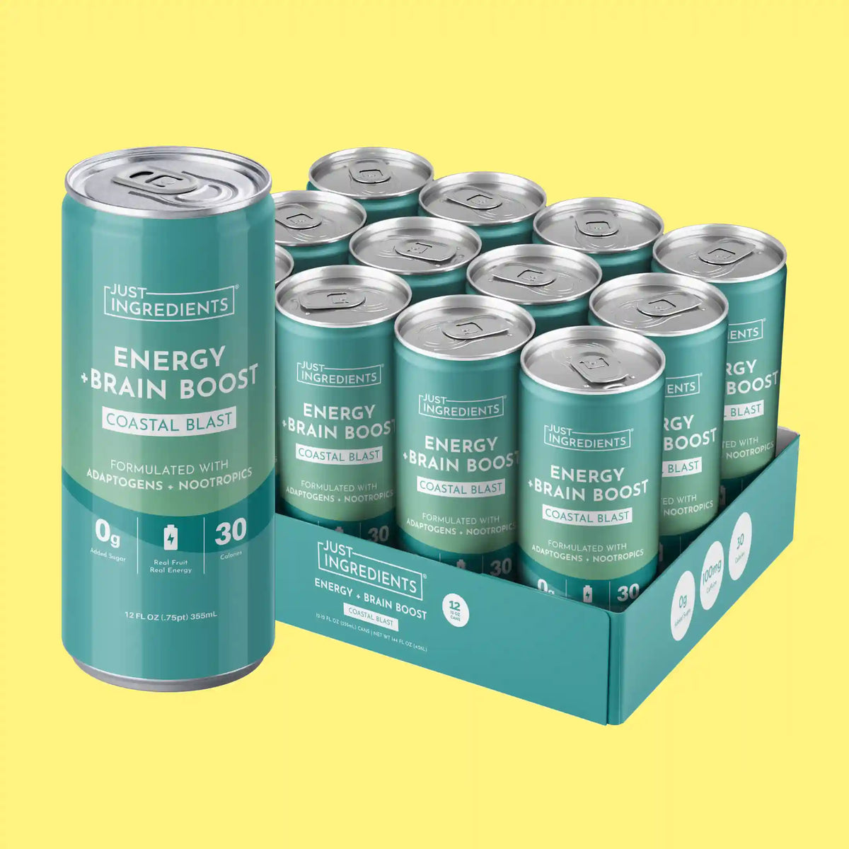 Coastal Blast Energy + Brain Boost (12 Pack)