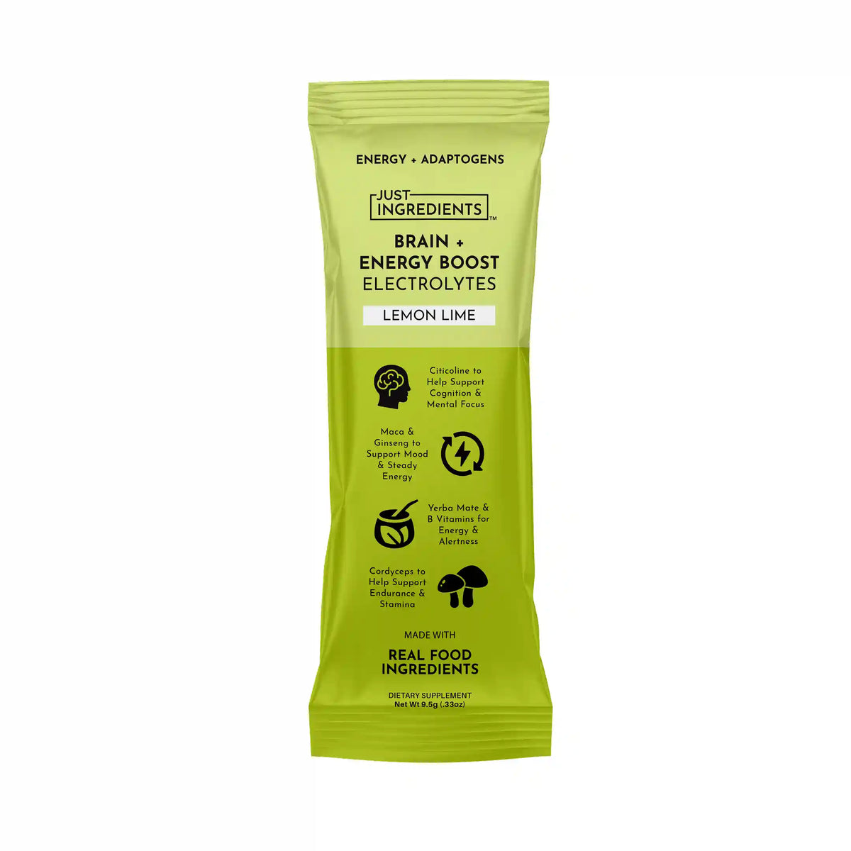 Brain + Energy Boost Electrolytes Stick - Lemon Lime
