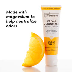 Sweet Citrus Cream Deodorant