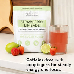 Caffeine-Free Strawberry Limeade Pre-Workout