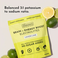 Brain + Energy Boost & Electrolytes - Lemon Lime