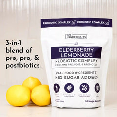 Elderberry Lemonade 3-In-1 Probiotic Complex