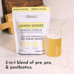 Lemon Ginger 3-In-1 Probiotic Complex