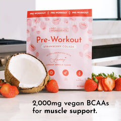 Strawberry Colada Pre‑Workout by Lindsay Arnold