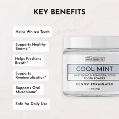 Whitening Remineralizing Tooth Powder (Mint)