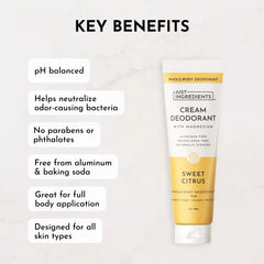 Sweet Citrus Cream Deodorant