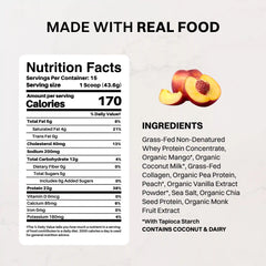 Peaches & Cream Protein Powder