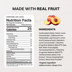 Peach Energy + Brain Boost (12 Pack)