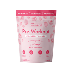 Strawberry Colada Pre‑Workout by Lindsay Arnold