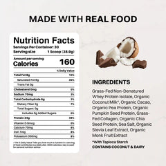 Coconut Chocolate Protein Powder