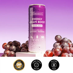 Grape Soda Energy + Brain Boost (12 Pack)