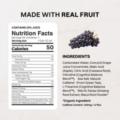 Grape Soda Energy + Brain Boost (12 Pack)