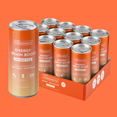 Orange Fizz Energy + Brain Boost (12-Pack)