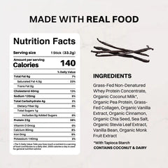 Vanilla Bean Protein Powder - Individual Stick