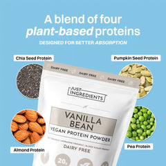 Vegan Vanilla Bean Protein Powder